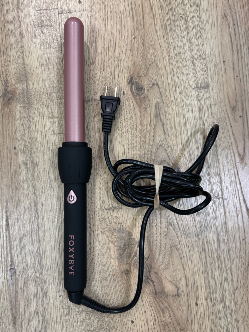 FOXYBYE Rose Gold 1" Curling Wand - Women Hair Styling